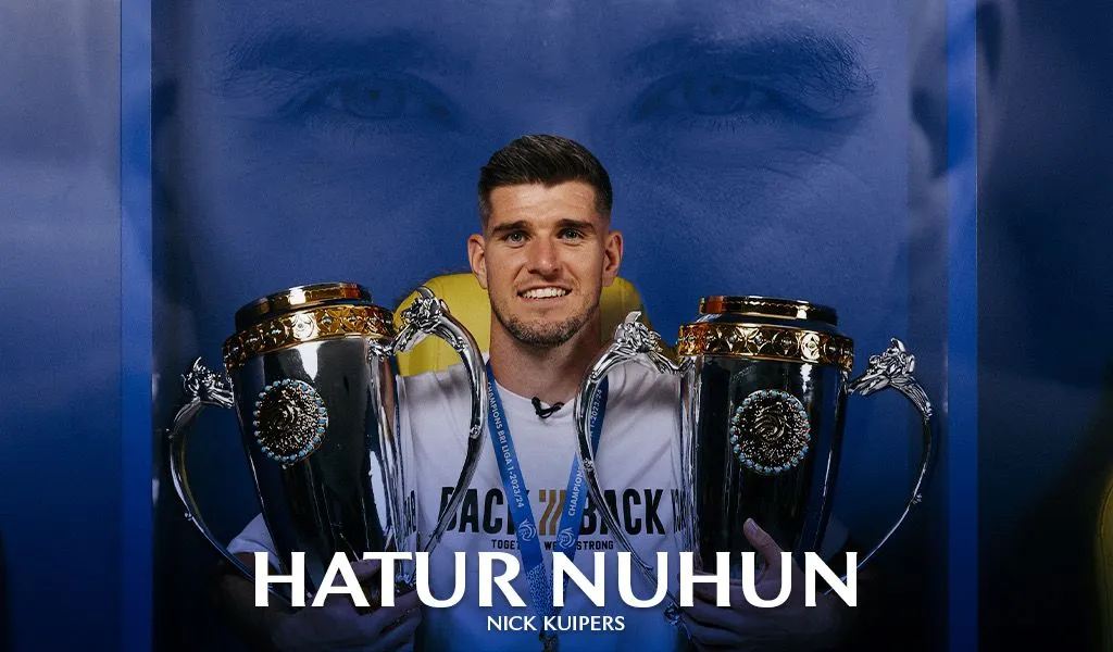 News FOOTBALL: Nick Kuipers Pamit dari Persib Bandung: Warisan Dua Gelar Juara Liga 1