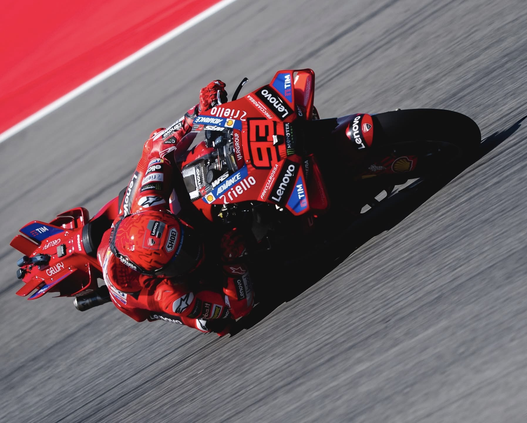 Marc Marquez Assesses New Ducati Aero Tested at Aragon